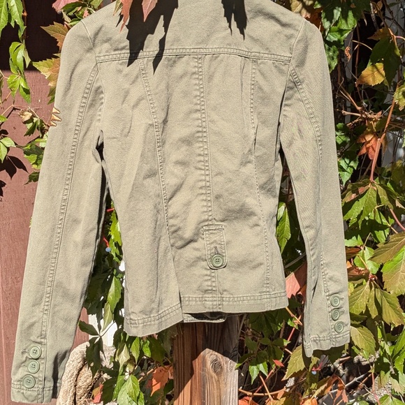 Y2K army green utility inspired jacket - Picture 10 of 13